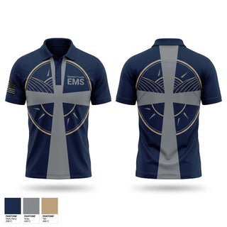 Short Sleeve Performance Polo, Benton County E.M.S., EMS/EMT, Teamtime, Team time, sublimation, custom sports apparel, team uniforms, spirit wear, spiritwear, sports uniforms, custom shirts, team store, custom team store, fundraiser sports, apparel fundraiser