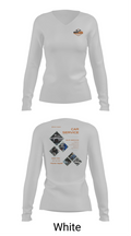 Servteem automotive group llc 15199320 Women's Long Sleeve V-neck Shirt - 16