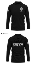 Springfield Ohio SWAT Long Sleeve Hooded Sun Shirt - 7