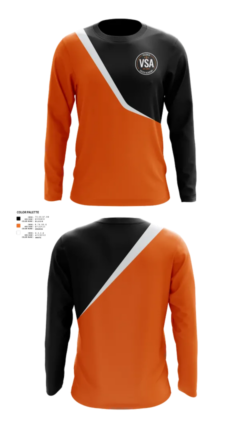 Long Sleeve Performance Shirt, Valencia Soccer Academy, Men's Soccer, Teamtime, Team time, sublimation, custom sports apparel, team uniforms, spirit wear, spiritwear, sports uniforms, custom shirts, team store, custom team store, fundraiser sports, apparel fundraiser