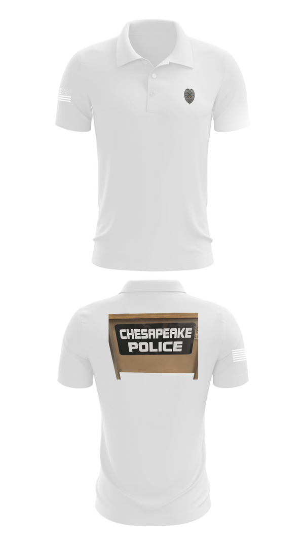 Short Sleeve Performance Polo, Chesapeake Police, Police, Teamtime, Team time, sublimation, custom sports apparel, team uniforms, spirit wear, spiritwear, sports uniforms, custom shirts, team store, custom team store, fundraiser sports, apparel fundraiser