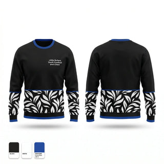 Crew Neck Sweatshirt, Little Rollers Youth Football and Cheer, , Teamtime, Team time, sublimation, custom sports apparel, team uniforms, spirit wear, spiritwear, sports uniforms, custom shirts, team store, custom team store, fundraiser sports, apparel fundraiser