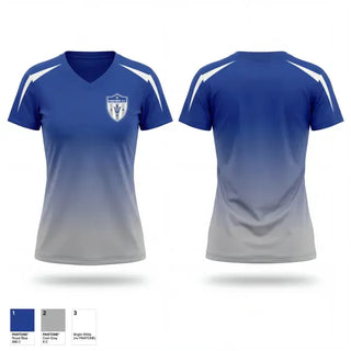 Womens Short Sleeve Vneck Shirt, Premier United SC, Men's Soccer, Teamtime, Team time, sublimation, custom sports apparel, team uniforms, spirit wear, spiritwear, sports uniforms, custom shirts, team store, custom team store, fundraiser sports, apparel fundraiser