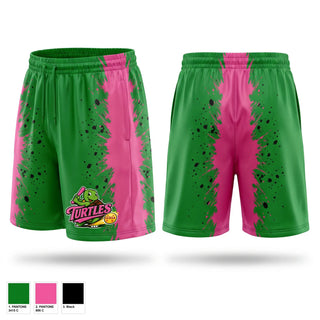Athletic Shorts With Pockets, Turtles, Softball, Teamtime, Team time, sublimation, custom sports apparel, team uniforms, spirit wear, spiritwear, sports uniforms, custom shirts, team store, custom team store, fundraiser sports, apparel fundraiser