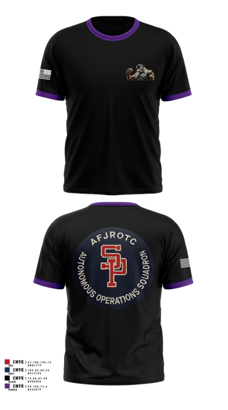 Short Sleeve Performance Shirt, AFJROTC MS-081 DRONE TEAM, , Teamtime, Team time, sublimation, custom sports apparel, team uniforms, spirit wear, spiritwear, sports uniforms, custom shirts, team store, custom team store, fundraiser sports, apparel fundraiser