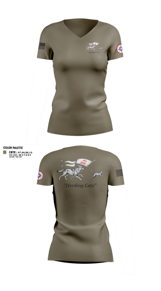 Womens Short Sleeve Vneck Shirt, 167th HHC, Army, Teamtime, Team time, sublimation, custom sports apparel, team uniforms, spirit wear, spiritwear, sports uniforms, custom shirts, team store, custom team store, fundraiser sports, apparel fundraiser