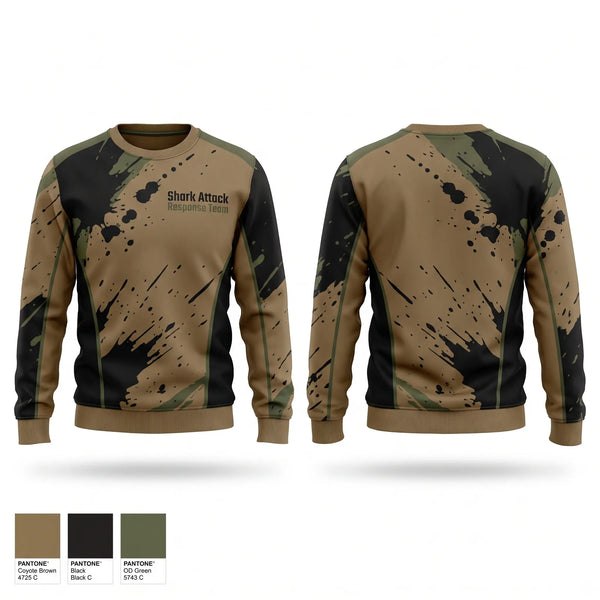 Crew Neck Sweatshirt, Shark Attack Response Team, , Teamtime, Team time, sublimation, custom sports apparel, team uniforms, spirit wear, spiritwear, sports uniforms, custom shirts, team store, custom team store, fundraiser sports, apparel fundraiser