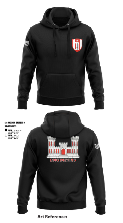 450th / 485th ACPs 89858245 Hoodie - 2