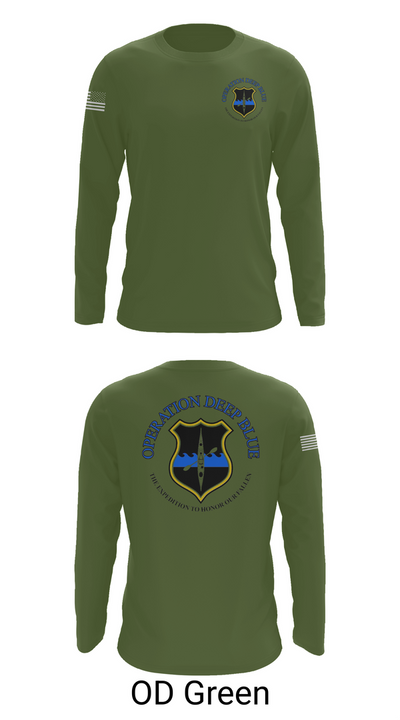 Operation Deep Blue 63620360 Long Sleeve Performance Shirt 44