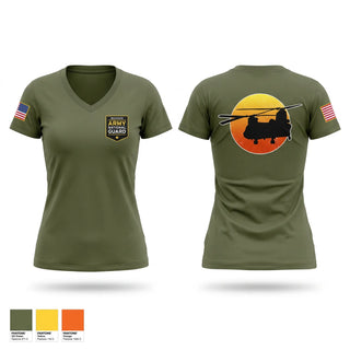 Womens Short Sleeve Vneck Shirt, MIARNG RRB, National Guard, Teamtime, Team time, sublimation, custom sports apparel, team uniforms, spirit wear, spiritwear, sports uniforms, custom shirts, team store, custom team store, fundraiser sports, apparel fundraiser