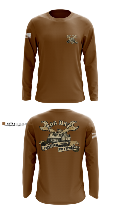 206th MST Long Sleeve Performance Shirt 100