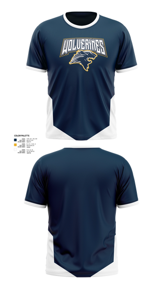 Short Sleeve Performance Shirt, Godwin Heights Wolverines, Men's Basketball, Teamtime, Team time, sublimation, custom sports apparel, team uniforms, spirit wear, spiritwear, sports uniforms, custom shirts, team store, custom team store, fundraiser sports, apparel fundraiser