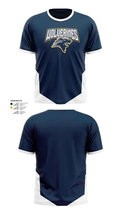 Godwin Heights Wolverines Short Sleeve Performance Shirt - 21