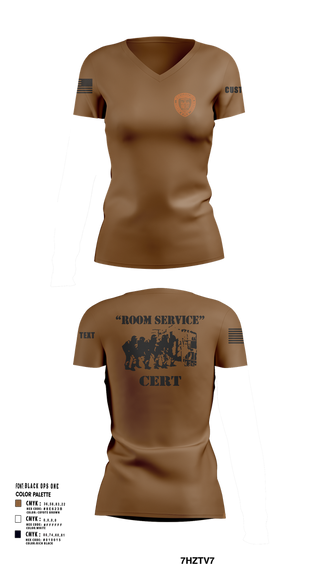 Womens Short Sleeve Vneck Shirt, Green Haven CERT, , Teamtime, Team time, sublimation, custom sports apparel, team uniforms, spirit wear, spiritwear, sports uniforms, custom shirts, team store, custom team store, fundraiser sports, apparel fundraiser
