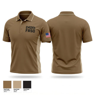 Short Sleeve Performance Polo, 240th FRSD, Army, Teamtime, Team time, sublimation, custom sports apparel, team uniforms, spirit wear, spiritwear, sports uniforms, custom shirts, team store, custom team store, fundraiser sports, apparel fundraiser