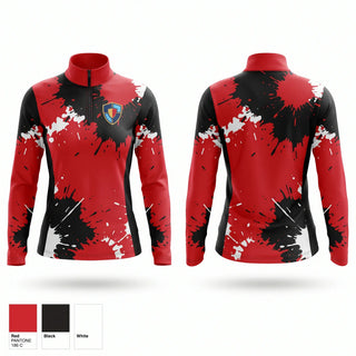 Quarter Zip Jacket, Hibriten, Women's Soccer, Teamtime, Team time, sublimation, custom sports apparel, team uniforms, spirit wear, spiritwear, sports uniforms, custom shirts, team store, custom team store, fundraiser sports, apparel fundraiser