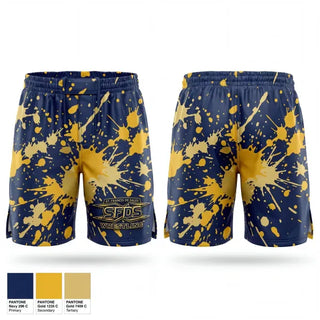 Fight Shorts, St.Francis de Sales Pioneers, Wrestling, Teamtime, Team time, sublimation, custom sports apparel, team uniforms, spirit wear, spiritwear, sports uniforms, custom shirts, team store, custom team store, fundraiser sports, apparel fundraiser
