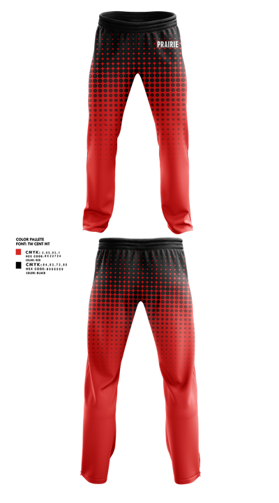 Clinton Prairie High School Dance 83427611 Sweatpants - 1
