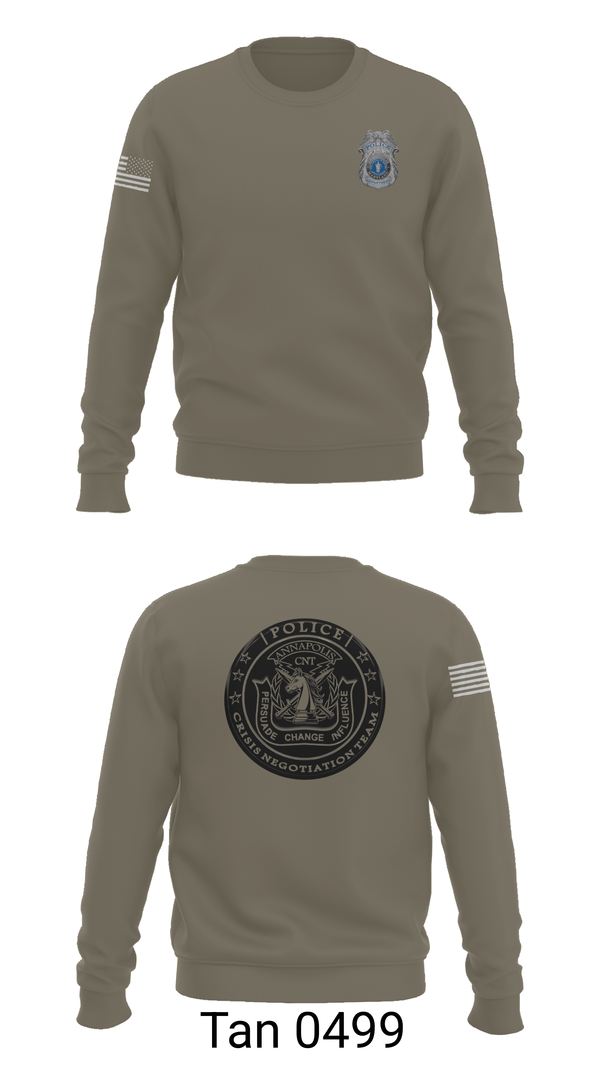 Crew Neck Sweatshirt, Annapolis Police Department, Police, Teamtime, Team time, sublimation, custom sports apparel, team uniforms, spirit wear, spiritwear, sports uniforms, custom shirts, team store, custom team store, fundraiser sports, apparel fundraiser