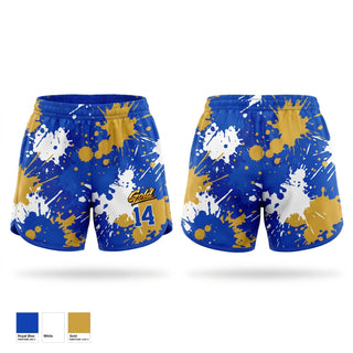 Womens Shorts, Ga Stars Gold, Men's Basketball, Teamtime, Team time, sublimation, custom sports apparel, team uniforms, spirit wear, spiritwear, sports uniforms, custom shirts, team store, custom team store, fundraiser sports, apparel fundraiser
