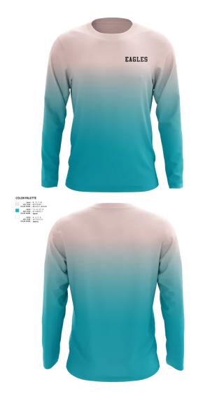 Long Sleeve Performance Shirt, Eagles, Women's Soccer, Teamtime, Team time, sublimation, custom sports apparel, team uniforms, spirit wear, spiritwear, sports uniforms, custom shirts, team store, custom team store, fundraiser sports, apparel fundraiser