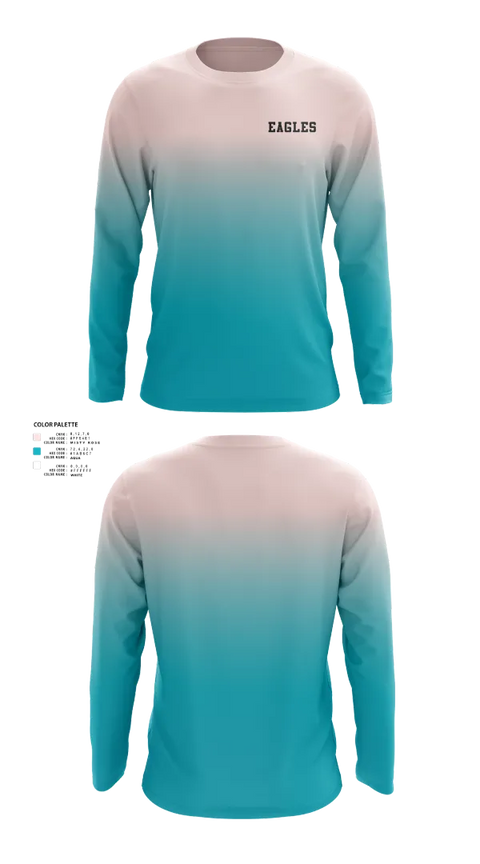 Long Sleeve Performance Shirt, Eagles, Women's Soccer, Teamtime, Team time, sublimation, custom sports apparel, team uniforms, spirit wear, spiritwear, sports uniforms, custom shirts, team store, custom team store, fundraiser sports, apparel fundraiser