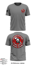 Charleston Fire Dept Dive Team 94862858 Old School Cotton Feel Shirt - 4