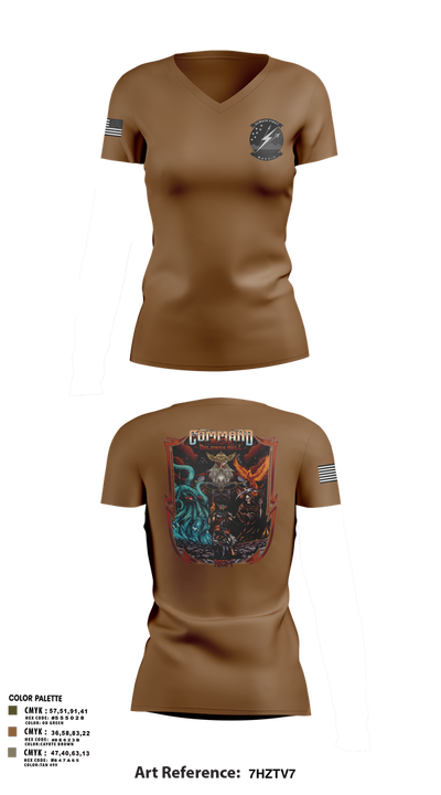Macs-1 16325629 Women's Short Sleeve V-neck Shirt - 2