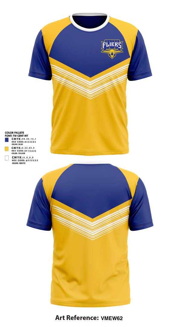 Short Sleeve Performance Shirt, Clyde Fliers, Golf, Teamtime, Team time, sublimation, custom sports apparel, team uniforms, spirit wear, spiritwear, sports uniforms, custom shirts, team store, custom team store, fundraiser sports, apparel fundraiser
