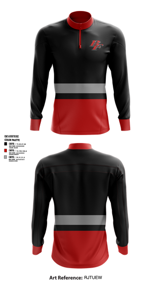 Quarter Zip Jacket, Big Foot Chiefs, Women's Basketball, Teamtime, Team time, sublimation, custom sports apparel, team uniforms, spirit wear, spiritwear, sports uniforms, custom shirts, team store, custom team store, fundraiser sports, apparel fundraiser