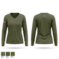 13th MDB Women's Long Sleeve V-neck Shirt - 1