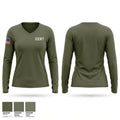 CERT Women's Long Sleeve V-neck Shirt - 1