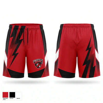 Forestville Falcons Athletic Shorts With Pockets - 1