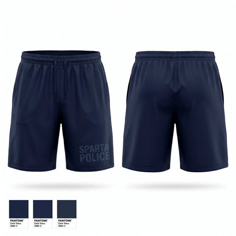 Athletic Shorts With Pockets, SPARTA POLICE, Police, Teamtime, Team time, sublimation, custom sports apparel, team uniforms, spirit wear, spiritwear, sports uniforms, custom shirts, team store, custom team store, fundraiser sports, apparel fundraiser