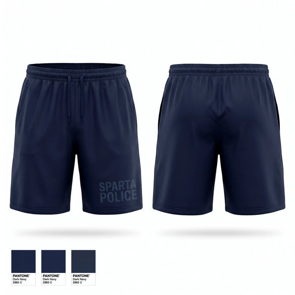 Athletic Shorts With Pockets, SPARTA POLICE, Police, Teamtime, Team time, sublimation, custom sports apparel, team uniforms, spirit wear, spiritwear, sports uniforms, custom shirts, team store, custom team store, fundraiser sports, apparel fundraiser