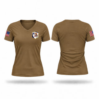 Womens Short Sleeve Vneck Shirt, 61st eagle squadron, Air Force, Teamtime, Team time, sublimation, custom sports apparel, team uniforms, spirit wear, spiritwear, sports uniforms, custom shirts, team store, custom team store, fundraiser sports, apparel fundraiser