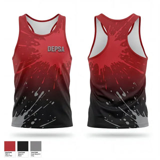 Mens Track Singlet, DEPSA, Track & Field, Teamtime, Team time, sublimation, custom sports apparel, team uniforms, spirit wear, spiritwear, sports uniforms, custom shirts, team store, custom team store, fundraiser sports, apparel fundraiser