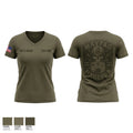 Maytag Maulers Women's Short Sleeve V-neck Shirt - 1