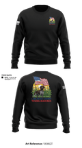 Lancaster County Young Marines 89976049 Crew Neck Sweatshirt - 1