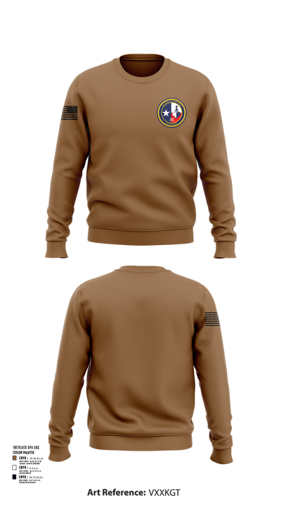 Texas Division 29729645 Crew Neck Sweatshirt - 103