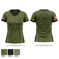 Grundy County REACT Women's Short Sleeve V-neck Shirt - 1