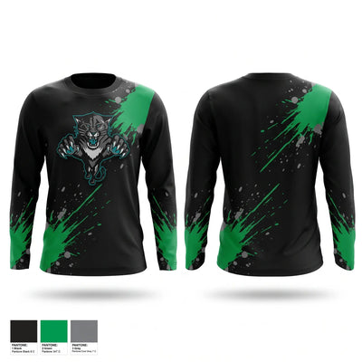 Manitoulin Lady Panthers Long Sleeve Performance Shirt 2