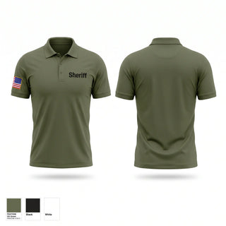 Short Sleeve Performance Polo, Sheriff, Police, Teamtime, Team time, sublimation, custom sports apparel, team uniforms, spirit wear, spiritwear, sports uniforms, custom shirts, team store, custom team store, fundraiser sports, apparel fundraiser