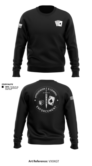 Crew Neck Sweatshirt, ACE, Police, Teamtime, Team time, sublimation, custom sports apparel, team uniforms, spirit wear, spiritwear, sports uniforms, custom shirts, team store, custom team store, fundraiser sports, apparel fundraiser