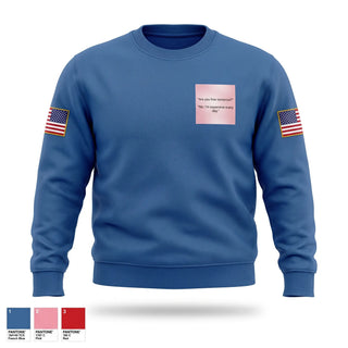Crew Neck Sweatshirt, Angleton Area Emergency Medical Corps, EMS/EMT, Teamtime, Team time, sublimation, custom sports apparel, team uniforms, spirit wear, spiritwear, sports uniforms, custom shirts, team store, custom team store, fundraiser sports, apparel fundraiser