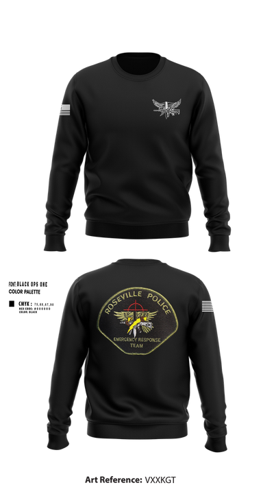 Roseville E.R.T. 91659020 Crew Neck Sweatshirt - 102