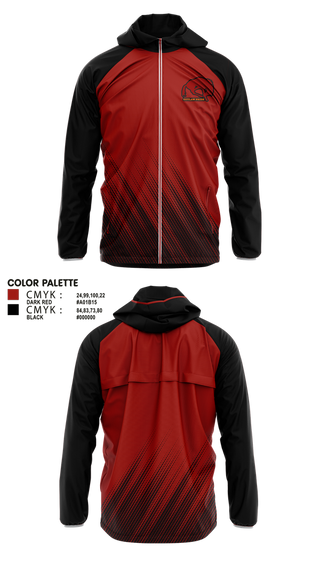 Windbreaker, Rawlins Outlaws, Wrestling, Teamtime, Team time, sublimation, custom sports apparel, team uniforms, spirit wear, spiritwear, sports uniforms, custom shirts, team store, custom team store, fundraiser sports, apparel fundraiser