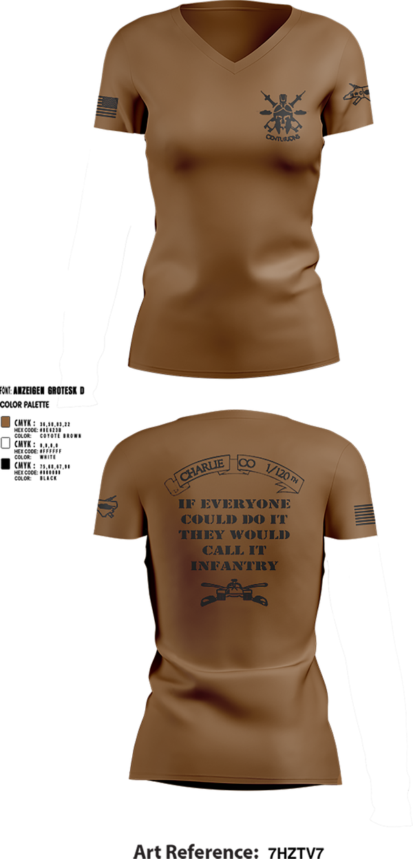Womens Short Sleeve Vneck Shirt, Charlie Co, Army, Teamtime, Team time, sublimation, custom sports apparel, team uniforms, spirit wear, spiritwear, sports uniforms, custom shirts, team store, custom team store, fundraiser sports, apparel fundraiser