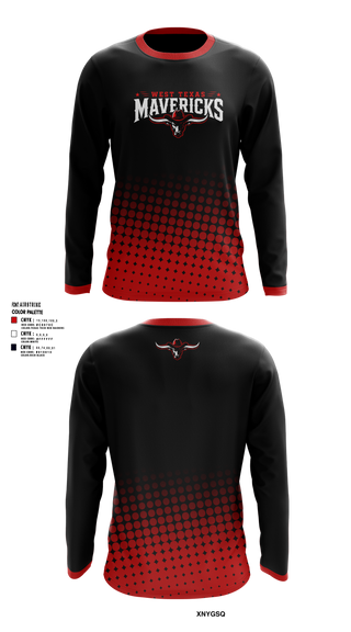 Long Sleeve Performance Shirt, West Texas Mavericks, Baseball, Teamtime, Team time, sublimation, custom sports apparel, team uniforms, spirit wear, spiritwear, sports uniforms, custom shirts, team store, custom team store, fundraiser sports, apparel fundraiser