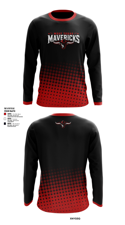 West Texas Mavericks Long Sleeve Performance Shirt 6
